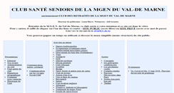 Desktop Screenshot of clubretraitemgen94.fr