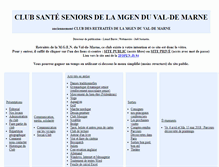 Tablet Screenshot of clubretraitemgen94.fr